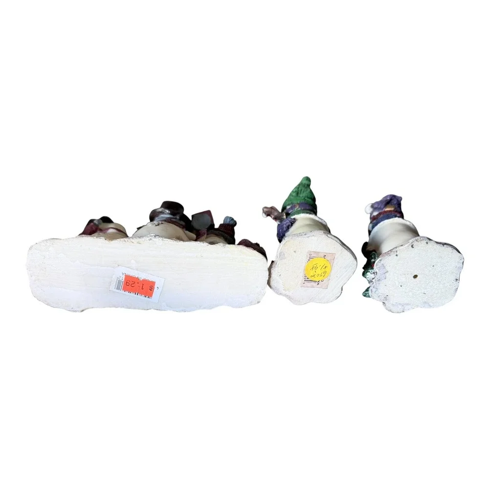 Vintage Snowman Figurine Lot Cornerstone Creations‎ Winter Christmas Decor 12pc